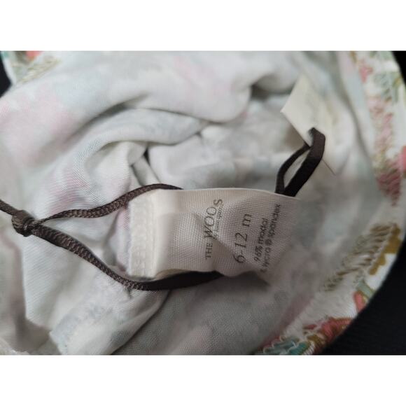 Kate Quinn the Woods Floral Bamboo Baby Girl‎ hat size 6-12 months #8 - Picture 3 of 3